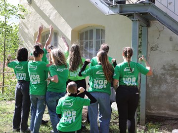 Mitarbeiter vor Ort, Gräfenmühle Mitarbeiter vor Ort, Gräfenmühle