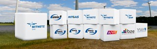 Logowürfel MITNETZ GAS Logowürfel MITNETZ GAS