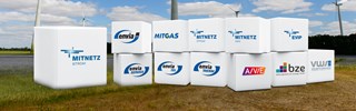 Logowürfel MITNETZ STROM Logowürfel MITNETZ STROM