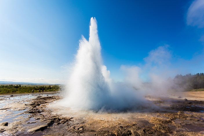 Sprudelnder Geysir Sprudelnder Geysir