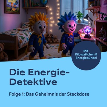Kilowattchen-Hörbuch, Folge 1 Cover Kilowattchen-Hörbuch, Folge 1, Das Geheimnis der Steckdose