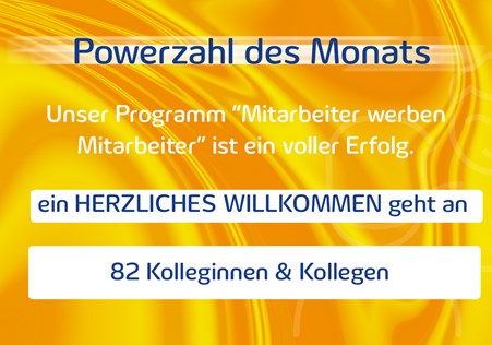 Powerzahl des Monats, April 2024, klein Powerzahl des Monats, April 2024, klein