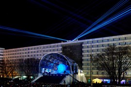 Eröffnung der Kulturhauptstadt Europas, Chemnitz 2025, Lasershow Eröffnung der Kulturhauptstadt Europas, Chemnitz 2025, Lasershow