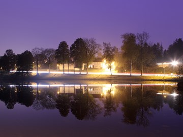 Energieeffizienz Kommunen, Straßenbeleuchtung Nachtaufnahme Lengenfeld Energieeffizienz Kommunen, Straßenbeleuchtung Nachtaufnahme Lengenfeld