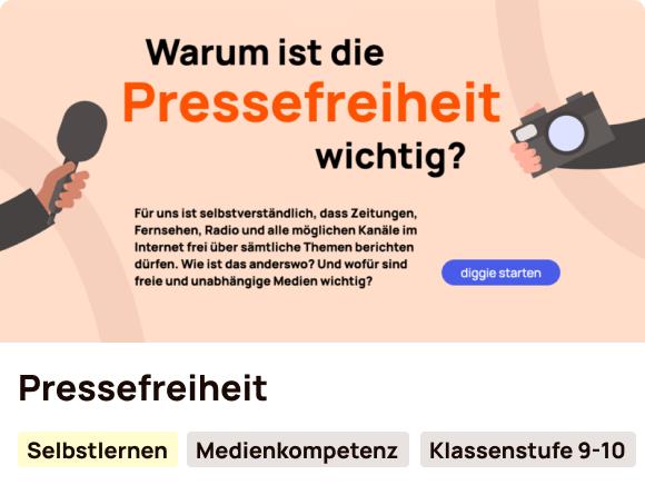 Pressefreiheit Warum ist die Pressefreiheit wichtig?