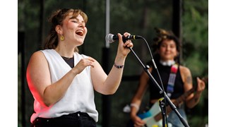 BANDS ON STAGE 2025, Hohenmölsen, Sängerin in Aktion BANDS ON STAGE 2025, Hohenmölsen, Sängerin in Aktion