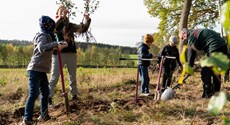 Stiftung Wald für Sachsen, Pflanzaktion 2022 Stiftung Wald für Sachsen, Pflanzaktion 2022