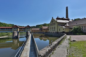 Gelände des Wasserkraftwerks Mittweida Gelände des Wasserkraftwerks Mittweida