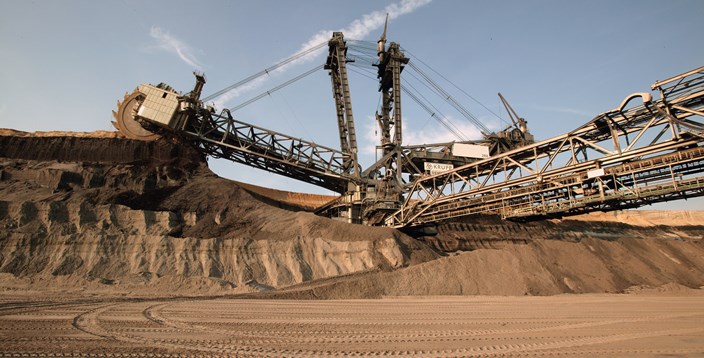 Bagger im Tagebau Bagger im Tagebau