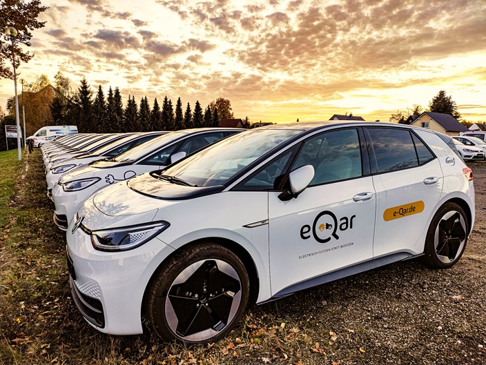 eQar, Fahrzeugflotte, VW ID 3 eQar, Fahrzeugflotte, VW ID 3